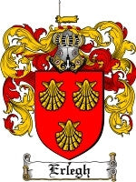 Erlegh coat of arms family crest download