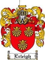 Erleigh coat of arms family crest download