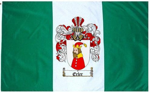Erler family crest coat of arms flag