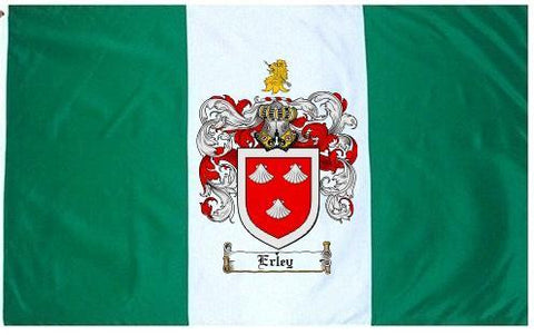 Erley family crest coat of arms flag