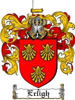 Erligh coat of arms family crest download