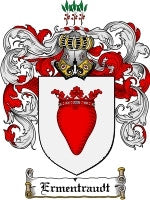 Ermentraudt coat of arms family crest download