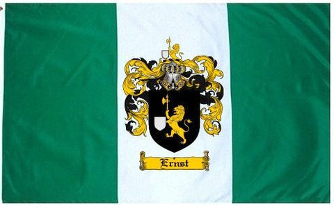 Ernst family crest coat of arms flag