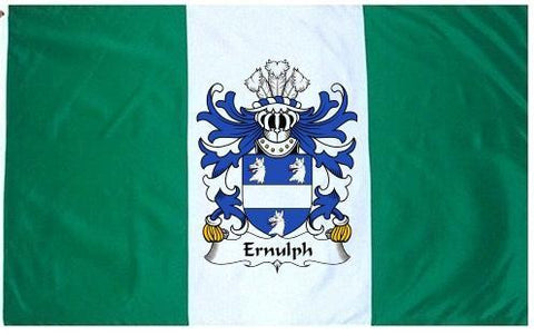 Ernulph family crest coat of arms flag