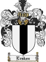 Ersken coat of arms family crest download