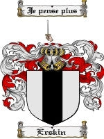 Erskin coat of arms family crest download
