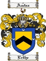 Erthe coat of arms family crest download