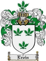 Ervin coat of arms family crest download