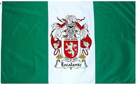 Escalante family crest coat of arms flag