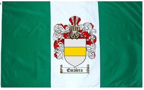 Escalera family crest coat of arms flag