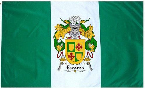 Escama family crest coat of arms flag