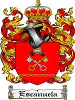 Escanuela coat of arms family crest download