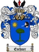 Eschner coat of arms family crest download