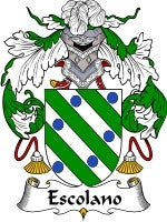 Escolano coat of arms family crest download