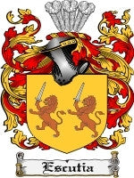 Escutia coat of arms family crest download