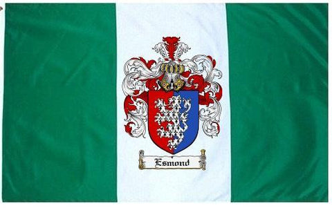 Esmond family crest coat of arms flag