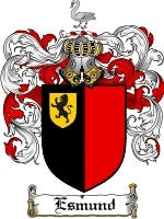 Esmund coat of arms family crest download