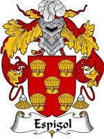 Espigol coat of arms family crest download