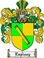 Espinay coat of arms family crest download