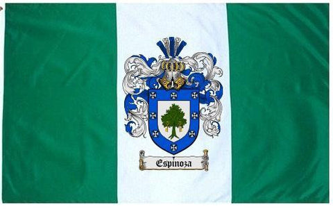 Espinoza family crest coat of arms flag