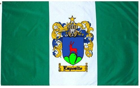 Esposito family crest coat of arms flag