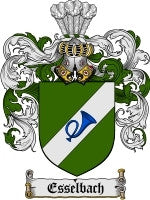 Esselbach coat of arms family crest download