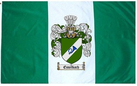 Esselbach family crest coat of arms flag