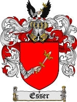 Esser coat of arms family crest download