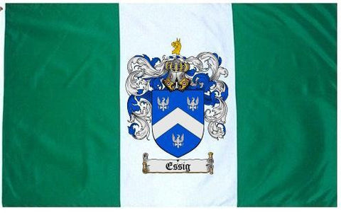 Essig family crest coat of arms flag