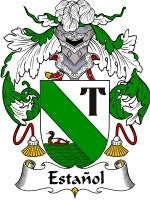 Estanol coat of arms family crest download