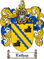 Esthop coat of arms family crest download