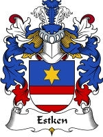 Estken coat of arms family crest download