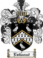 Estwoud coat of arms family crest download