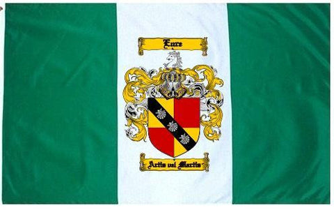 Eure family crest coat of arms flag