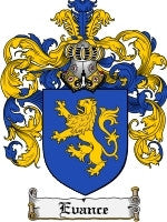 Evance coat of arms family crest download