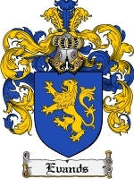 Evands coat of arms family crest download