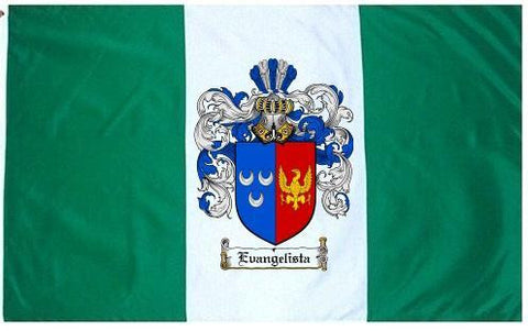Evangelista family crest coat of arms flag