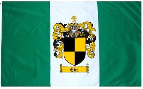 Eve family crest coat of arms flag