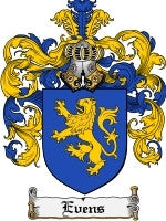 Evens coat of arms family crest download