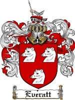Everatt coat of arms family crest download