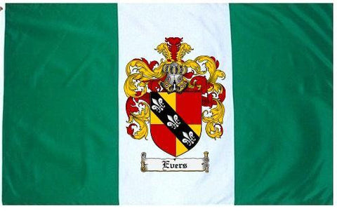 Evers family crest coat of arms flag