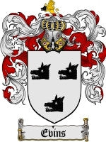 Evins coat of arms family crest download