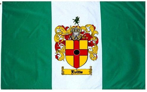 Evitts family crest coat of arms flag