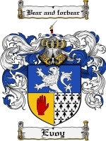 Evoy coat of arms family crest download