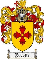 Evyotte coat of arms family crest download
