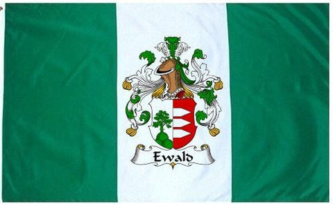 Ewald family crest coat of arms flag