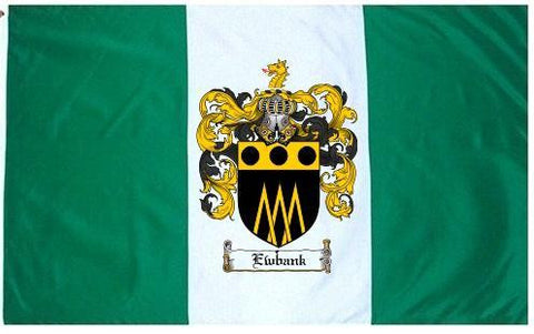 Ewbank family crest coat of arms flag