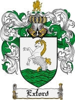 Exford coat of arms family crest download