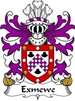 Exmewe coat of arms family crest download