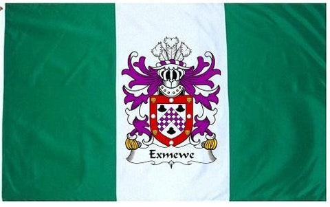 Exmewe family crest coat of arms flag